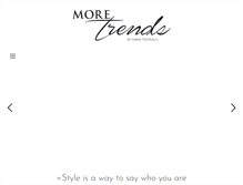 Tablet Screenshot of moretrends.gr